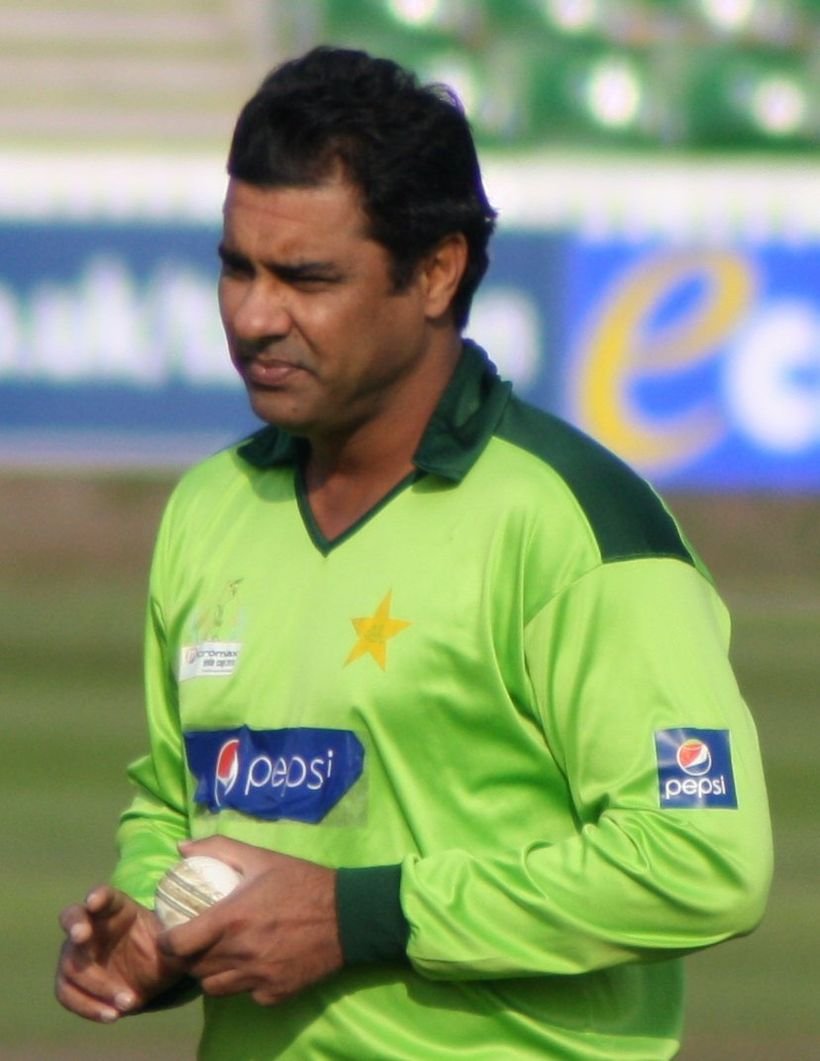 Waqar Younis in Pakistan colours